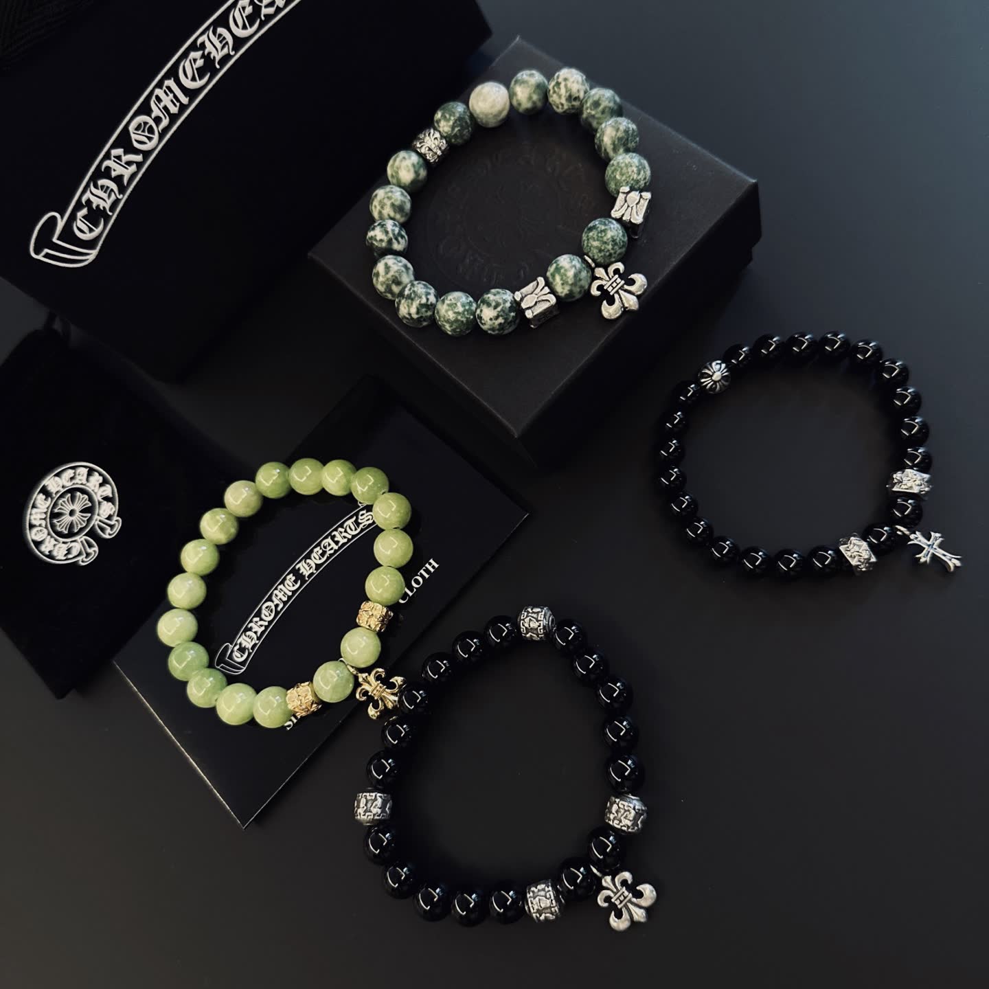 Chrome Hearts Beaded Bracelets Set